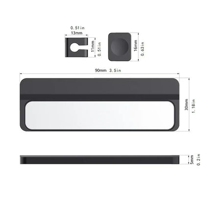 Adjustable Magnetic Cable Clips Cord Organizer Holder under Desk Smooth Wire Management Pad - Keeper for Home Office