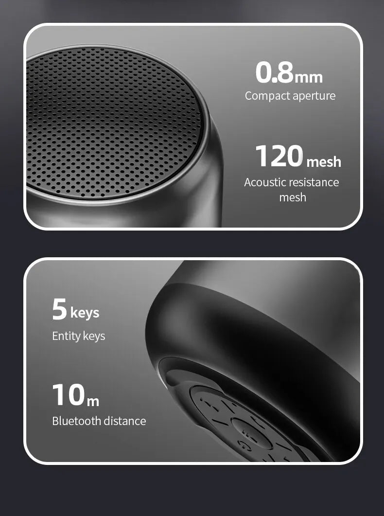 2025 Wireless speaker Bluetooth portable outdoor audio stereo support phone subwoofer MINI portable high quality home speaker