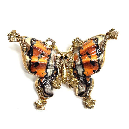 Different Styles Fashion Butterfly Brooch Animal Badge Pin Jewerly for Party Wedding