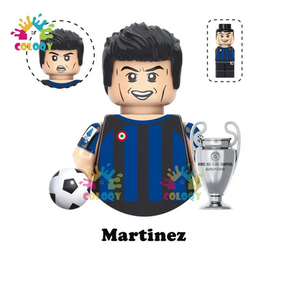 Kids Toys Football Stars Building Blocks Sport Player Mini Action Figures Toys For Boys Christmas Gifts