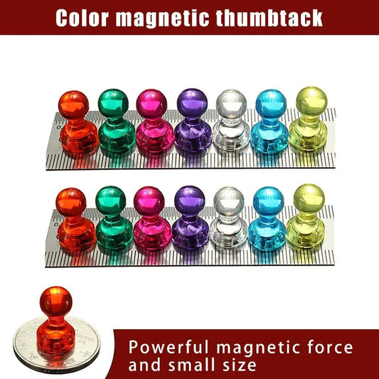 5pcs Magnet Pushpin Office Pushpin Strong Neodymium Magnet Cone Magnet Super Magnet Refrigerator Sticker Magnetic Pushpin