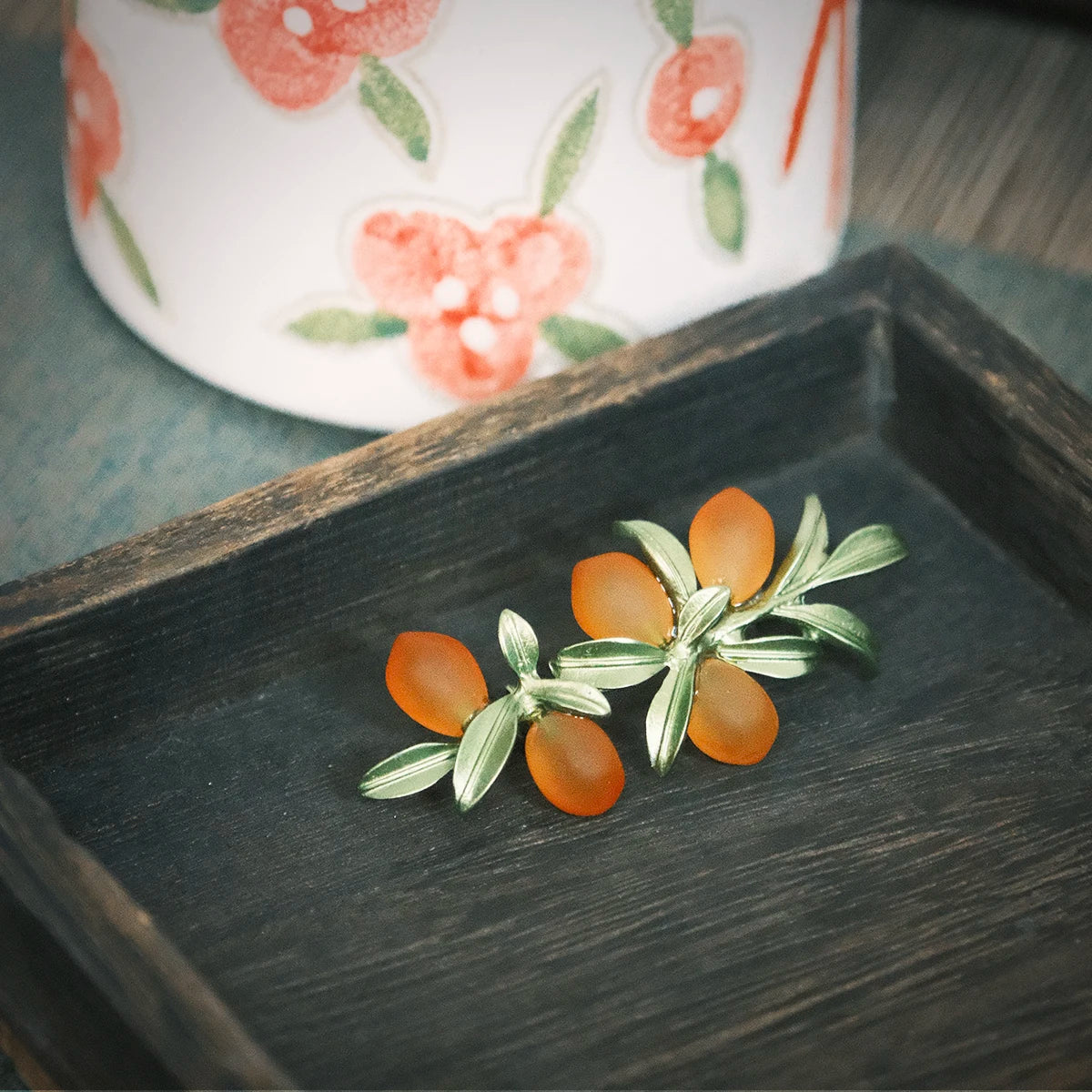 Fresh Elegant Beautiful Fruit Orange Design Men Women Brooch Pin，Jewelry Accessories, Wedding Holiday Party Couple Surprise Gift