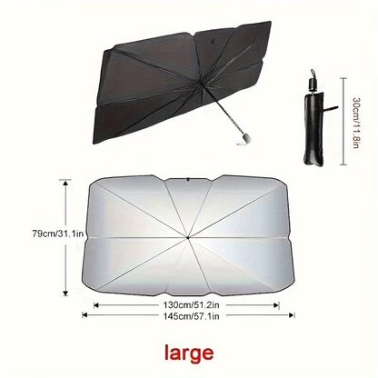 Car sunshade, windshield sun protection and heat insulation sunshade, blackout curtain equipment, car interior windshield, small car sunshade umbrella