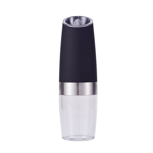 Gravity Electric Salt & Pepper Grinder Set - Adjustable Coarseness, LED Light, Battery Operated(black)