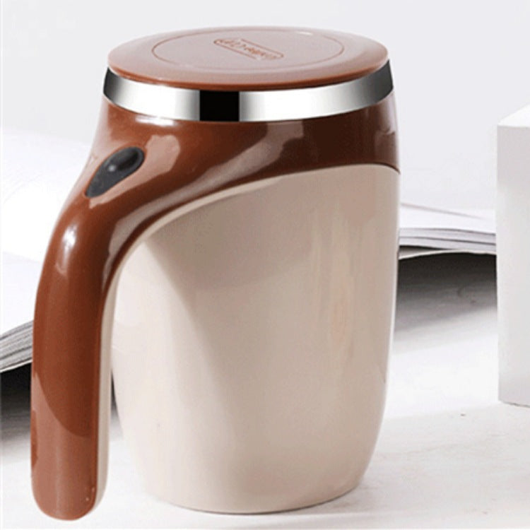 Automatic Self Stirring Coffee Mug 380ml Magnetic Mixing Cup 304 Stainless Steel AAA Battery Operated Travel Tumbler for Hot Chocolate Tea Office Home Coffee