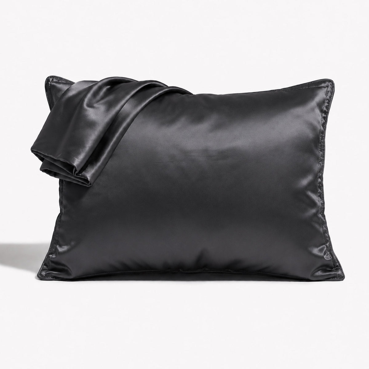 Satin Pillowcase Set - Charcoal