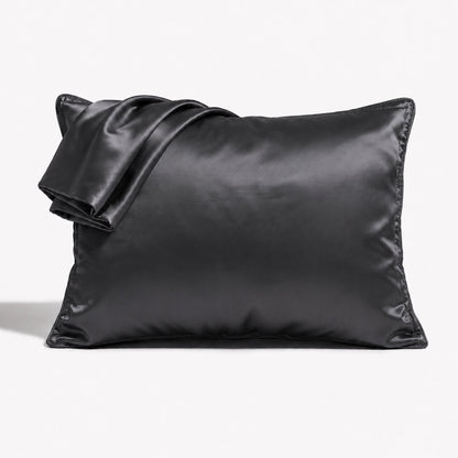 Satin Pillowcase Set - Charcoal