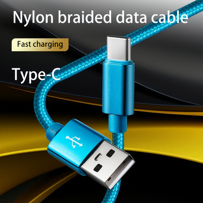 1pc USB Type C cable for fast and safe charging is suitable for Samsung, Redmi, OnePlus mobile phone charging cables, with a length of 3m