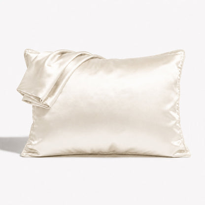 Satin Pillowcase Set - Ivory Cream