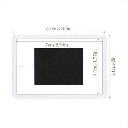 5pcs Magnetic Photo Frames - Clear Refrigerator Magnets with Strong Hold, Transparent/Translucent Acrylic-like appearance for Fridge, Cabinet, Office - Perfect Gift for Family, Friends, Home Decor - Vertical Portrait Orientation for Single Pictu