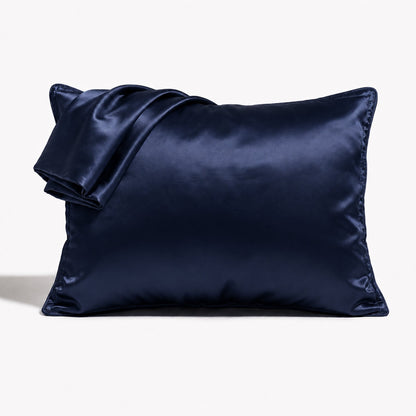 Satin Pillowcase Set - Navy Blue