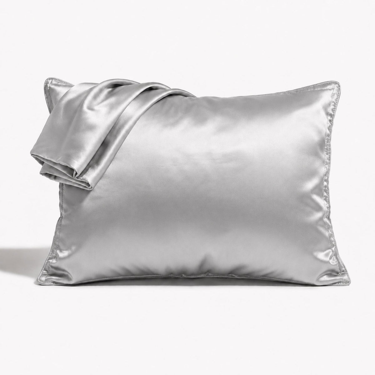 Satin Pillowcase Set - Silver