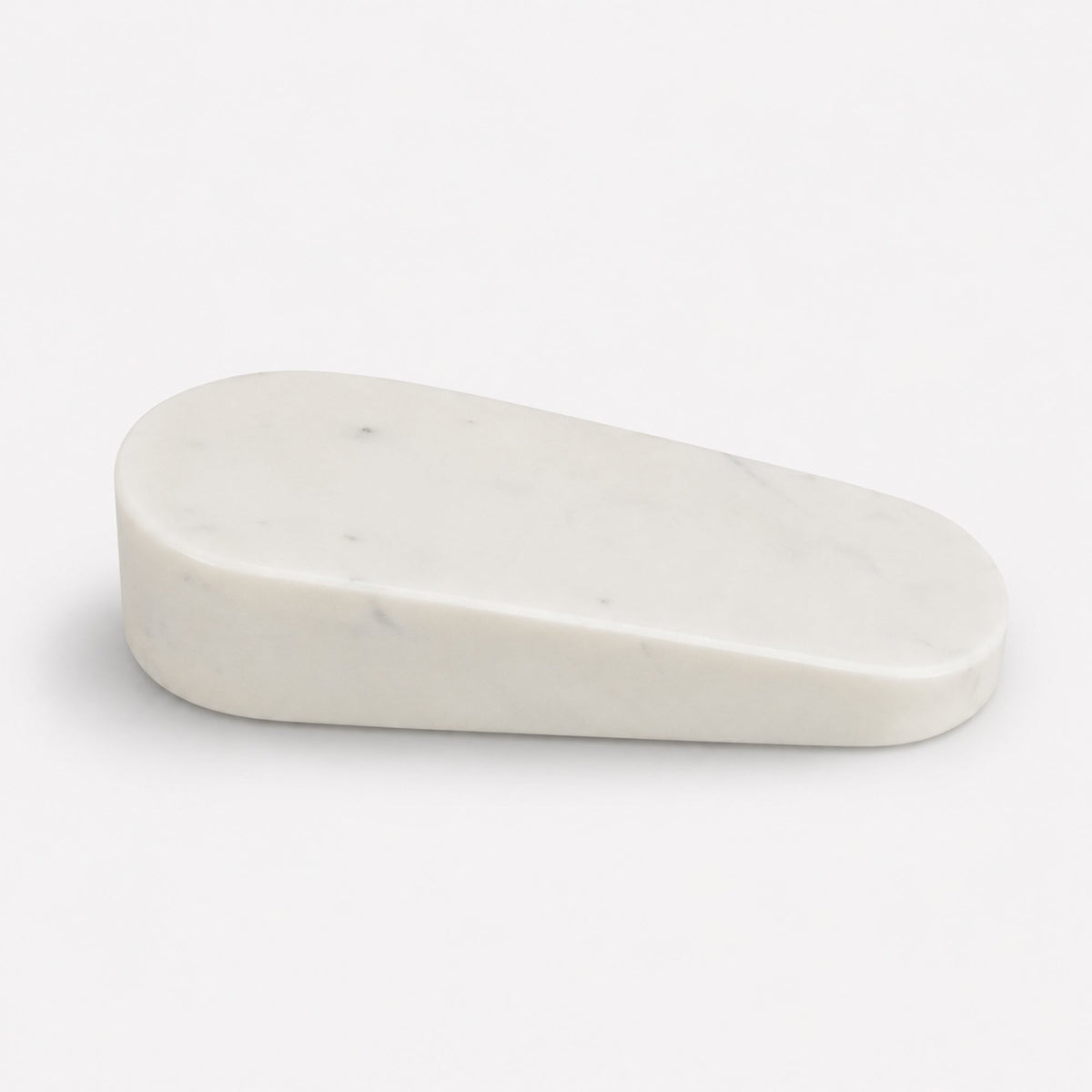 White Marble Door Wedge Stop